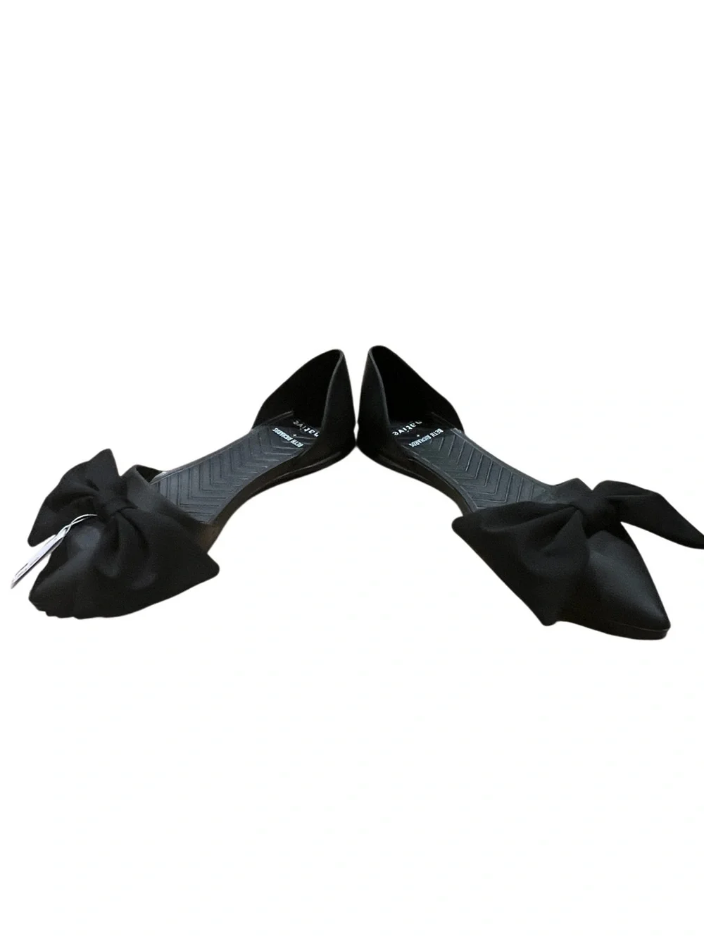 Native Shoes X Beth Richards Black Bow Shoes Size 9 NWT